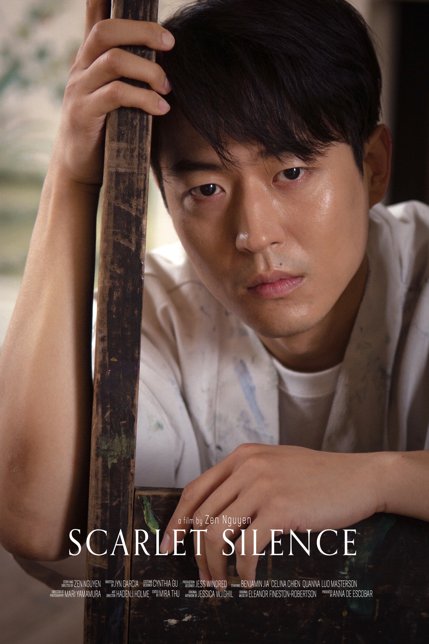 Benjamin Jia as Harvey in the Scarlet Silence poster